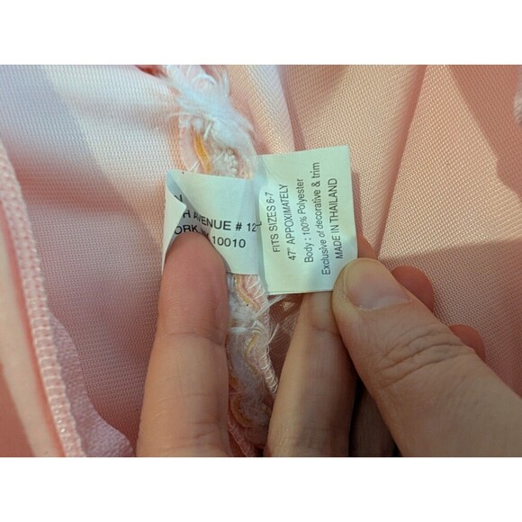 Pink Flamingo Costume Costco Kids 6-7 Halloween School Play Theatre Dress Up - Picture 9 of 9